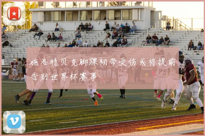 施洛特贝克脚踝韧带受伤或将提前告别世界杯赛事